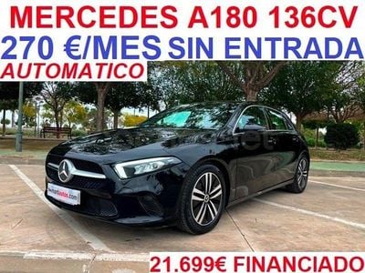 Usado Mercedes A180 136 CV (100 kW) 2021 Negro Berlina