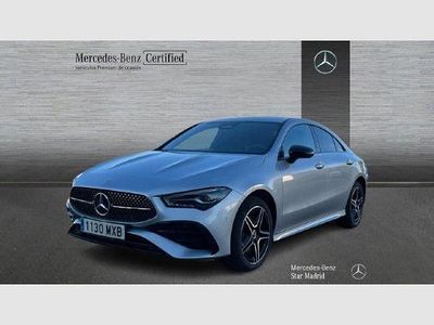 Plata hightech Usado 2024 Mercedes CLA250e AMG line Berlina | 39.790 € (Precio justo)