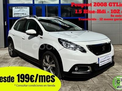 Blanco Usado 2019 Peugeot 2008 GT-line SUV | 11.999 € (Precio justo)