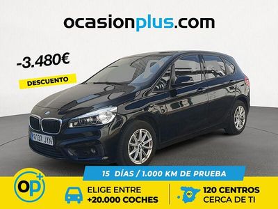 Negro Usado 2017 BMW 218 Active Tourer Monovolumen | 13.510 € (Buen precio)