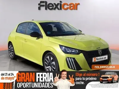 Usado Peugeot 208 Style 100 CV (73 kW) 2024 Amarillo Utilitario