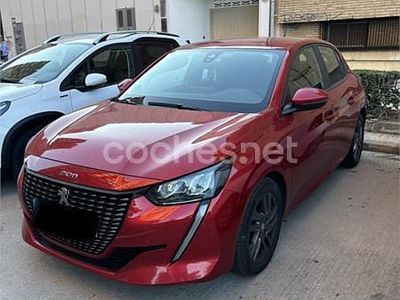 Usado Peugeot 208 Active 100 CV (73 kW) 2021 Granate Utilitario