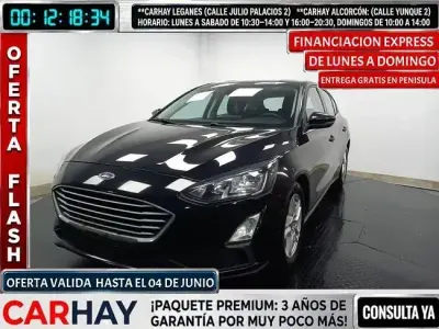 Usado Ford Focus Active 125 CV (91 kW) 2020 Negro Berlina