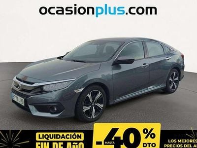 Gris Usado 2017 Honda Civic Executive Berlina | 19.890 € (Precio justo)