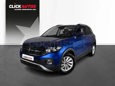 Usado VW T-Cross Advance 110 CV (80 kW) 2023 Azul SUV