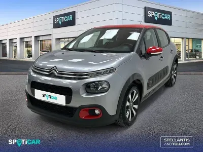 Usado Citroën C3 Feel 82 CV (60 kW) 2019 Gris / plata Utilitario