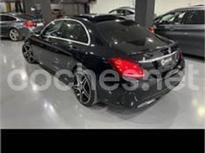 Usado Mercedes C200 Avantgarde 136 CV (100 kW) 2017 Negro Berlina