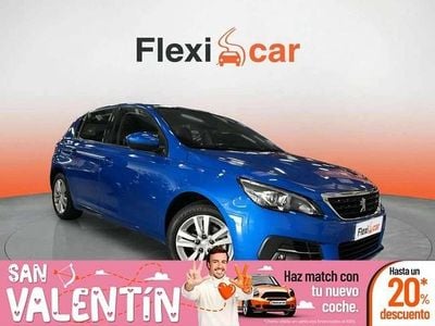 Usado Peugeot 308 Active 110 CV (80 kW) 2021 Azul Utilitario