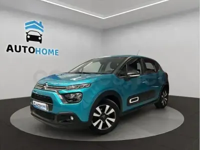 Usado Citroën C3 Feel 83 CV (61 kW) 2021 Azul Utilitario