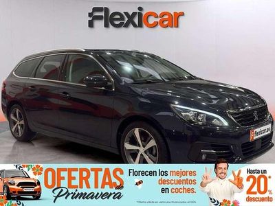 Usado Peugeot 308 Allure 131 CV (96 kW) 2019 Gris Utilitario