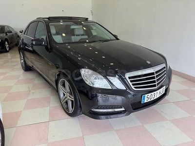Usado Mercedes E220 Avantgarde 170 CV (125 kW) 2012 Negro Berlina