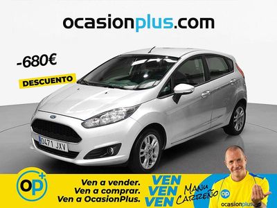 Usado Ford Fiesta Trend 75 CV (55 kW) 2017 Gris Berlina