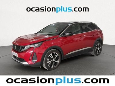 Rojo Usado 2021 Peugeot 3008 GT SUV | 19.910 € (Precio justo)