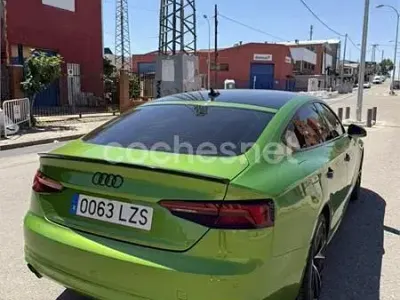 Usado Audi A5 Sportback 218 CV (160 kW) 2018 Verde Utilitario