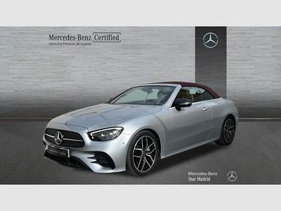 Gris Usado 2023 Mercedes E220 Descapotable | 52.990 € (Buen precio)