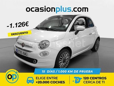 Blanco Usado 2018 Fiat 500C Lounge Descapotable | 12.390 € (Caro)