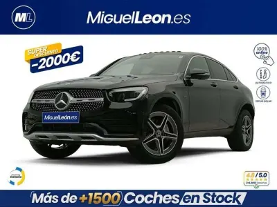 Usado Mercedes GLC300e 306 CV (225 kW) 2021 Negro SUV