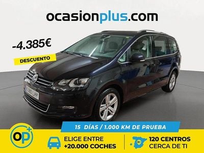 Usado VW Sharan Advance 150 CV (110 kW) 2020 Negro Monovolumen