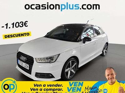 Usado Audi A1 Sportback S-Line 90 CV (66 kW) 2017 Blanco Utilitario