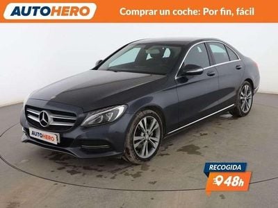 Azul Usado 2015 Mercedes C220 Berlina | 19.199 € (Precio justo)