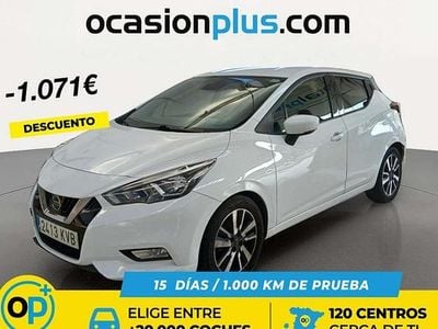 Usado Nissan Micra N-Connecta 101 CV (74 kW) 2019 Blanco Utilitario