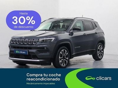 Usado Jeep Compass Longitude 130 CV (95 kW) 2021 Gris SUV
