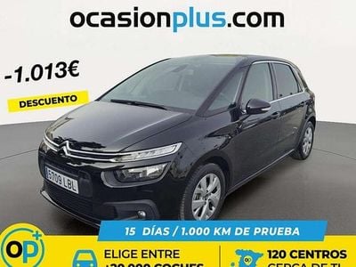 Usado Citroën C4 SpaceTourer Live 131 CV (96 kW) 2019 Negro Monovolumen