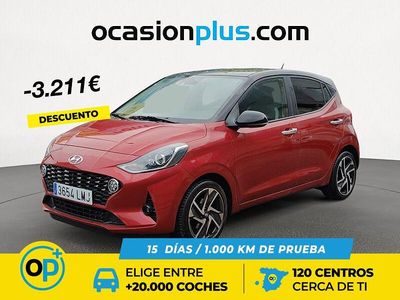 Rojo Usado 2021 Hyundai i10 Utilitario | 12.700 € (Precio justo)