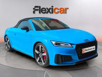 Usado Audi TT S-Line 245 CV (180 kW) 2021 Azul Descapotable
