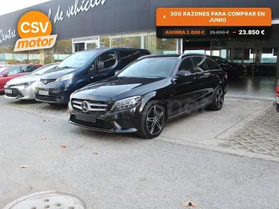 Usado Mercedes C300e 258 CV (189 kW) 2021 Negro Familiar