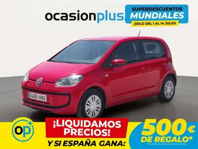 Usado VW up! Move 60 CV (44 kW) 2013 Rojo Utilitario