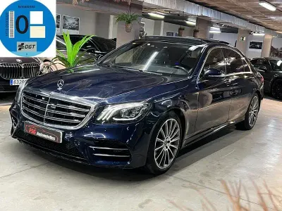 Usado Mercedes S560 476 CV (350 kW) 2020 Azul Berlina