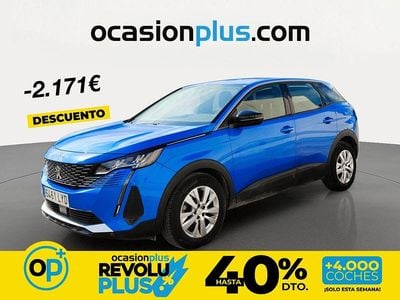Usado Peugeot 3008 Active 130 CV (95 kW) 2022 Azul SUV