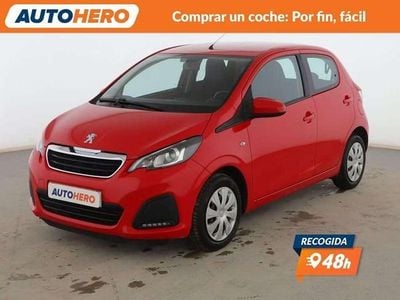 Usado Peugeot 108 Active 72 CV (52 kW) 2019 Rojo Utilitario