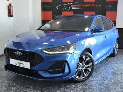 Usado Ford Focus ST-Line 125 CV (91 kW) 2022 Azul Berlina