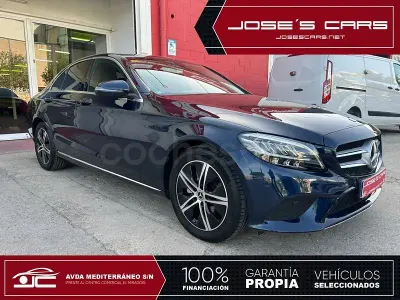 Usado Mercedes C200 160 CV (117 kW) 2020 Azul Berlina