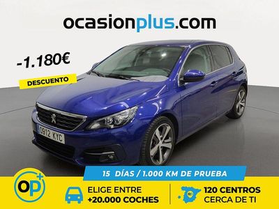 Azul Usado 2019 Peugeot 308 Allure Berlina | 12.990 € (Caro)