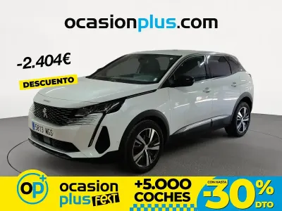 Käytetty Peugeot 3008 Allure 130 HP (95 kW) 2023 Valkoinen Katumaasturi