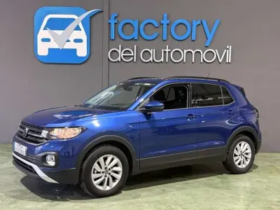 Usado VW T-Cross Advance 110 CV (80 kW) 2022 Azul SUV