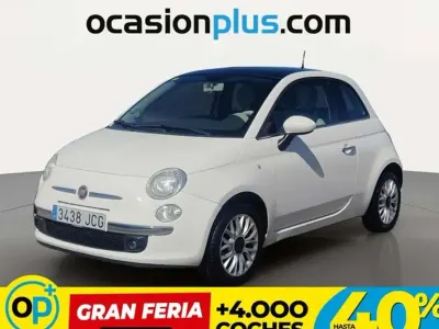 Usado Fiat 500 Lounge 69 CV (50 kW) 2015 Blanco Utilitario