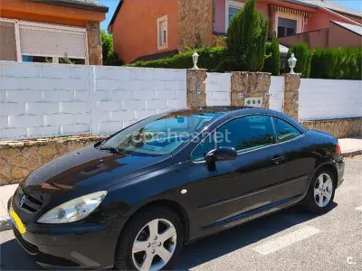 Usado Peugeot 307 CC 110 CV (80 kW) 2004 Negro Descapotable