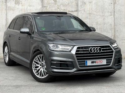 Usado Audi Q7 S-Line 272 CV (200 kW) 2017 Gris / plata SUV