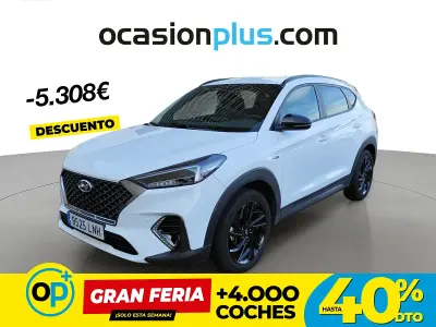 Usado Hyundai Tucson N Line 136 CV (100 kW) 2021 Blanco SUV
