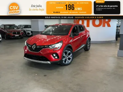 Usado Renault Captur Techno 91 CV (66 kW) 2024 Rojo SUV