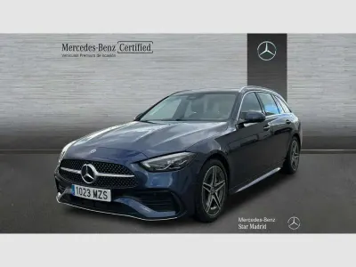 Usado Mercedes C200 163 CV (119 kW) 2025 Azul Familiar