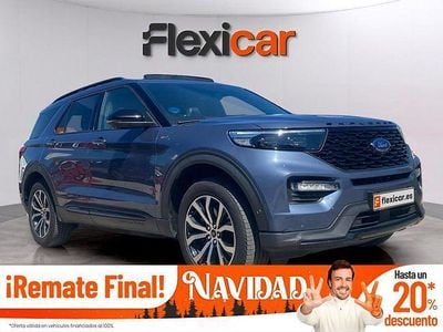 Azul Usado 2021 Ford Explorer ST-Line SUV | 41.990 € (Precio justo)