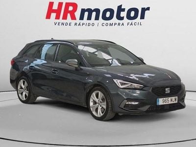 Usado Seat Leon FR 131 CV (96 kW) 2023 Gris Utilitario