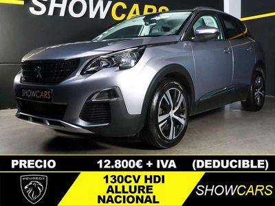Usado Peugeot 3008 Allure 131 CV (96 kW) 2021 Gris SUV