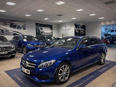 Usado Mercedes C220 Avantgarde 170 CV (125 kW) 2016 Azul Familiar