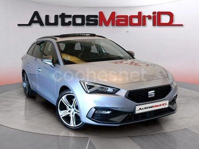 Gris / plata Usado 2021 Seat Leon FR Familiar | 21.990 € (Un poco caro)